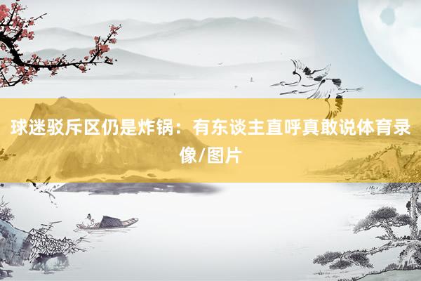 球迷驳斥区仍是炸锅：有东谈主直呼真敢说体育录像/图片