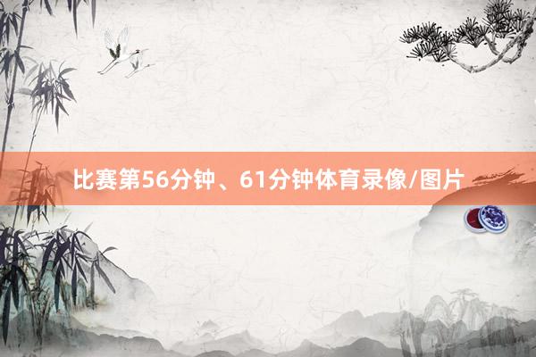 比赛第56分钟、61分钟体育录像/图片