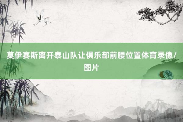 莫伊赛斯离开泰山队让俱乐部前腰位置体育录像/图片
