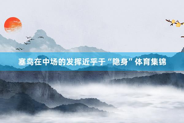 塞鸟在中场的发挥近乎于“隐身”体育集锦
