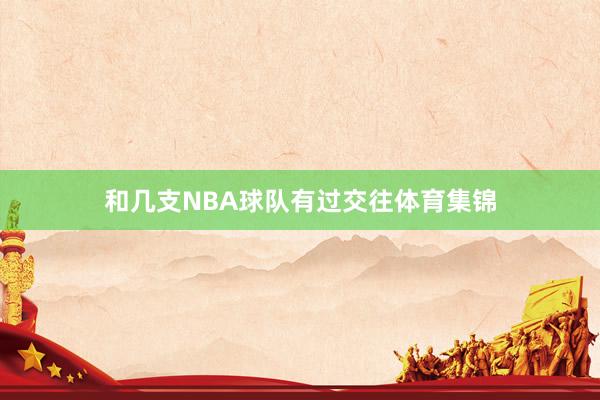 和几支NBA球队有过交往体育集锦