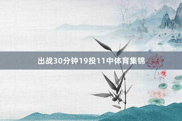 出战30分钟19投11中体育集锦