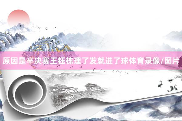 原因是半决赛王钰栋理了发就进了球体育录像/图片