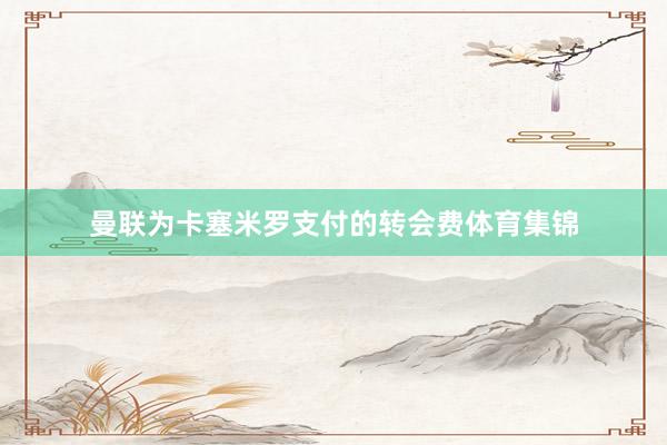 曼联为卡塞米罗支付的转会费体育集锦