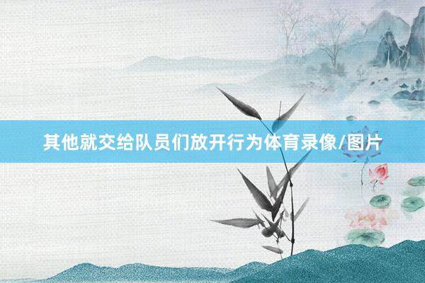 其他就交给队员们放开行为体育录像/图片